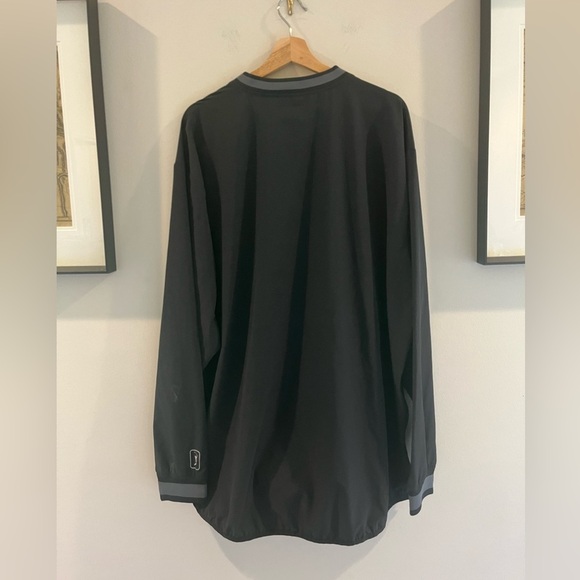 PGA Tour Black V-Neck pullover jacket - Picture 6 of 7